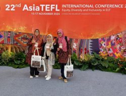 Dua Dosen PBI UMK, Diah dan Titis Presentasi Riset di Rajabhat University Thailand