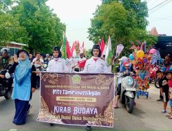 Kemeriahan Karnaval Budaya dalam Rangka Sedekah Bumi Desa Sumbersari Kayen Pati