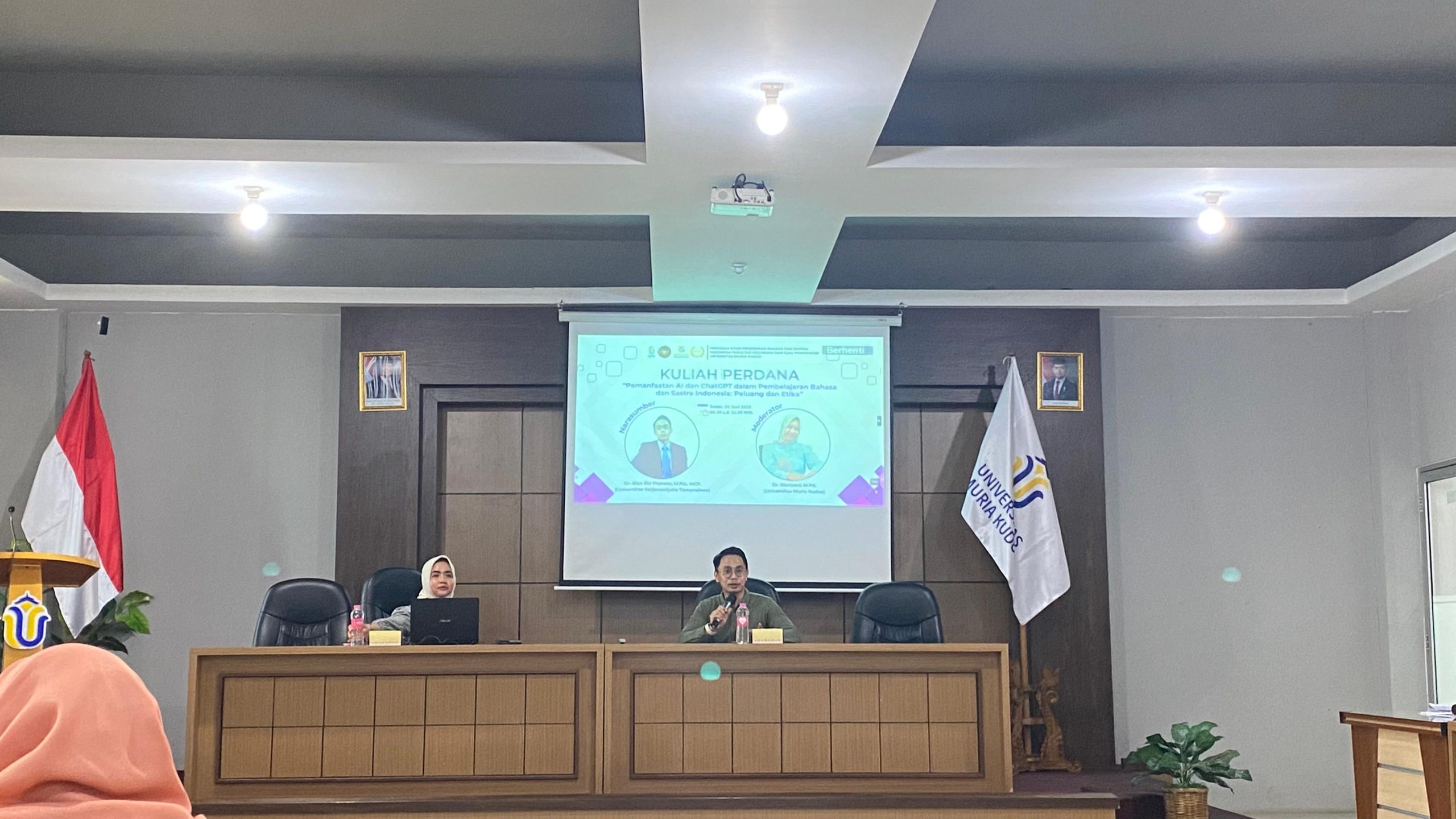 Kuliah perdana Pendidikan Bahasa dan Sastra Indonesia