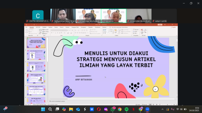 Kuliah Umum PBSI UMK Kupas Strategi Menulis Artikel Ilmiah yang Layak Terbit